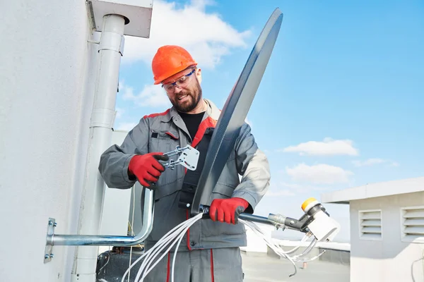 depositphotos 229292590 stock photo service worker installing and fitting